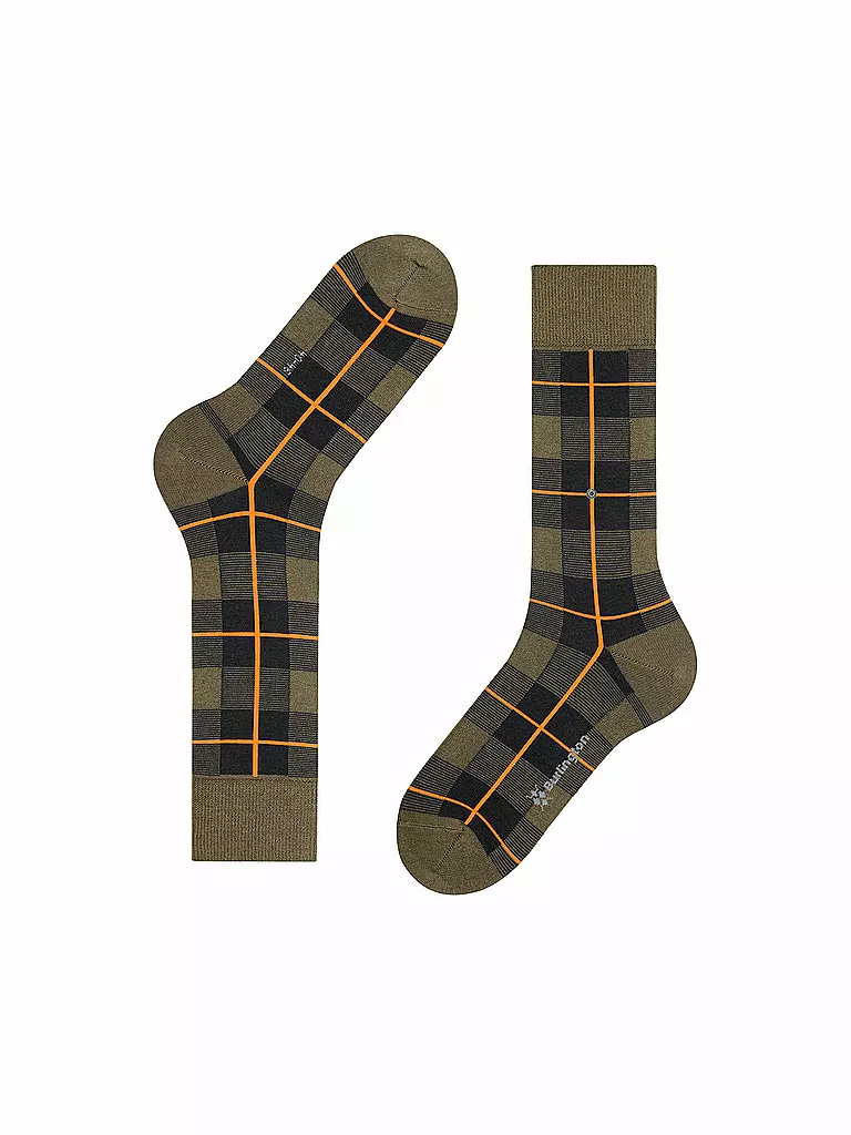 BURLINGTON | Herren Socken LODGE 40-46 shire green | olive