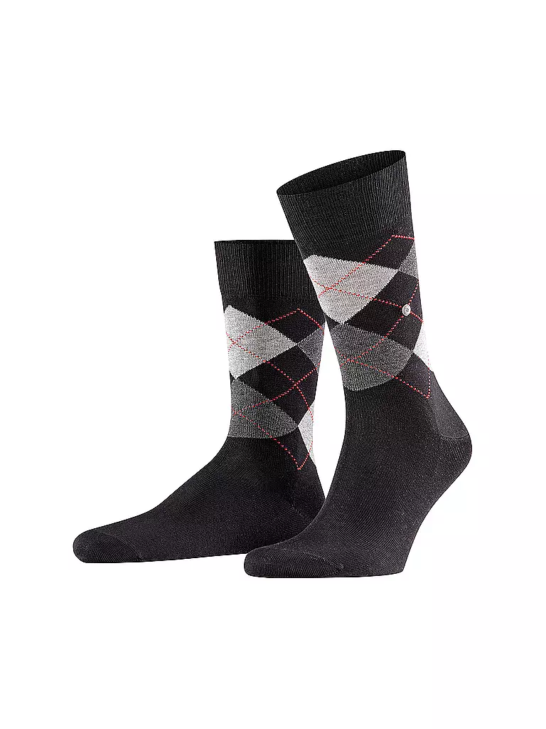 BURLINGTON | Herren Socken MANCHESTER 40-46 schwarz | schwarz