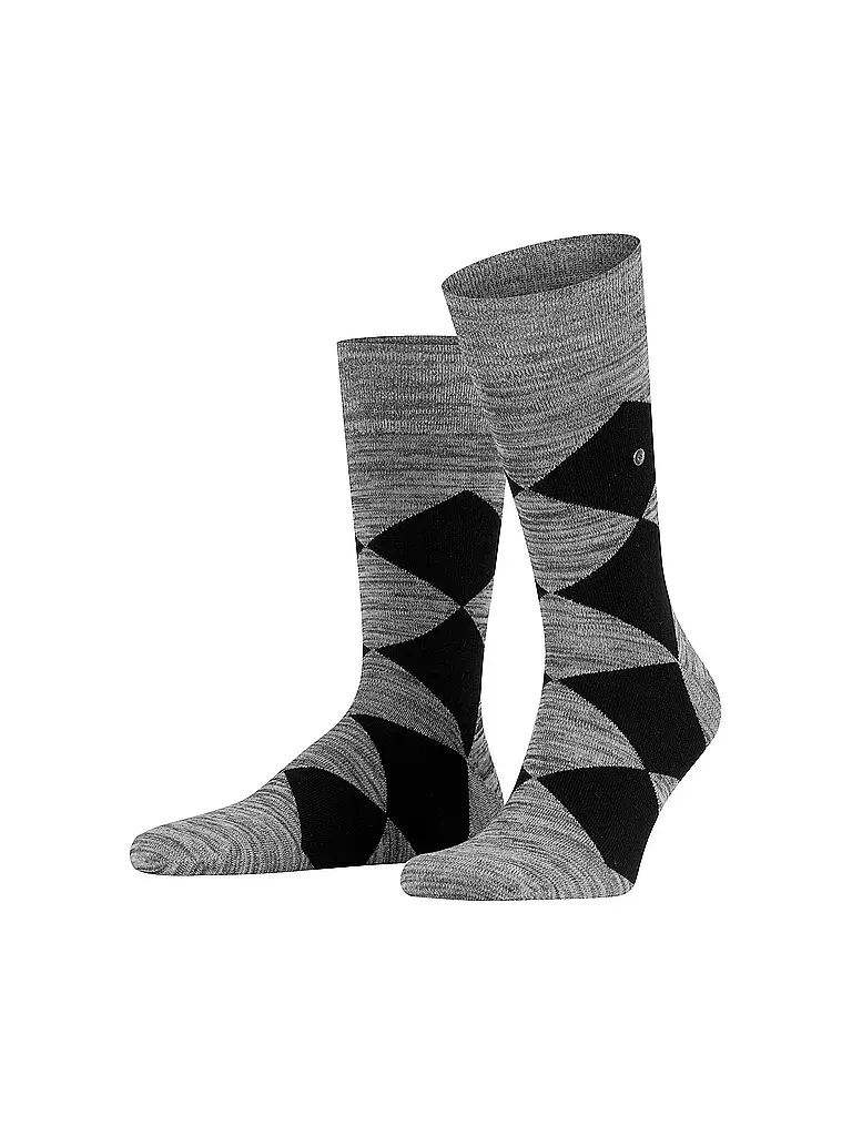 BURLINGTON | Herren Socken MULITICOLOUR CLYDE 40-46 light greymel | grau