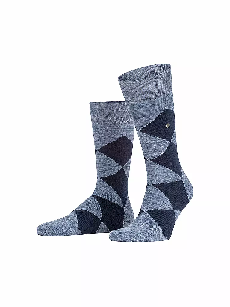 BURLINGTON | Herren Socken MULITICOLOUR CLYDE 40-46 light jeans | blau