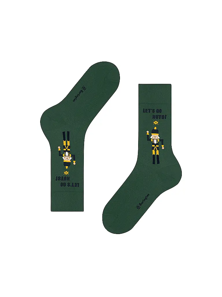 BURLINGTON | Herren Socken NUTTY NUTRACKER 40-46 eucalyptus | Grün