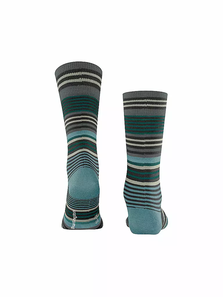BURLINGTON | Herren Socken STRIPE 40-46 black | olive