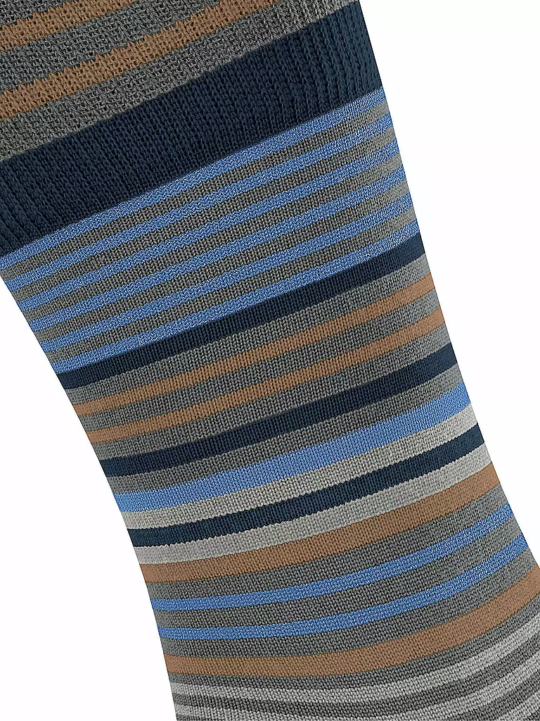 BURLINGTON | Herren Socken STRIPE 40-46 dark grey | olive