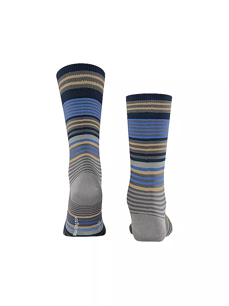 BURLINGTON | Herren Socken STRIPE 40-46 dark grey | olive