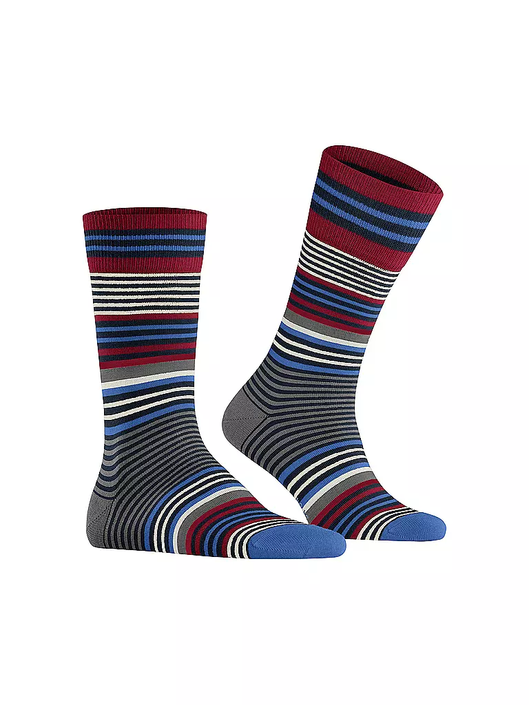 BURLINGTON | Herren Socken STRIPE 40-46 marine | schwarz