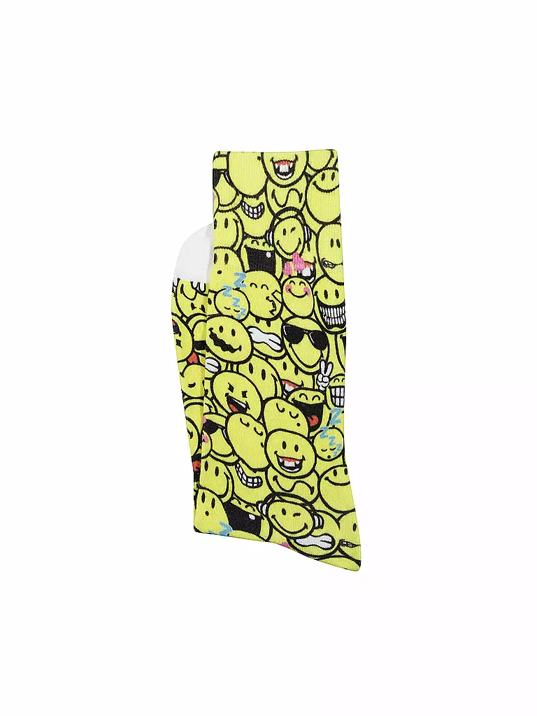 BURLINGTON | Herren-Socken "Smiley" 40-46 | 