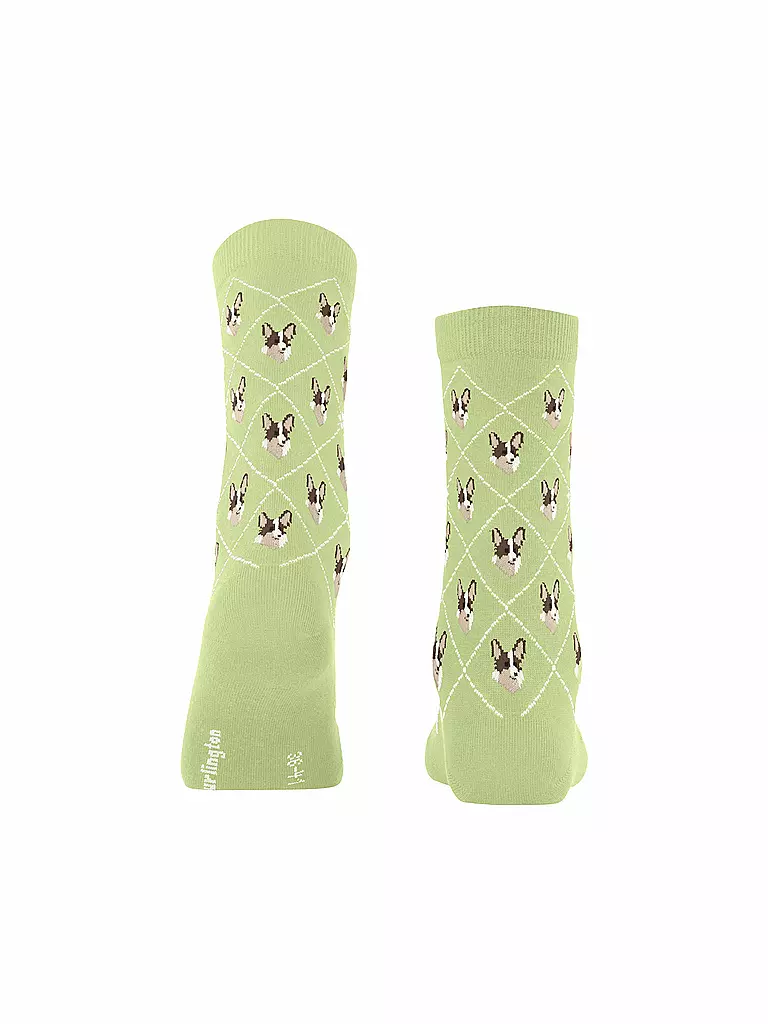 BURLINGTON | Socken Gr 36-41 lemon | hellgrün