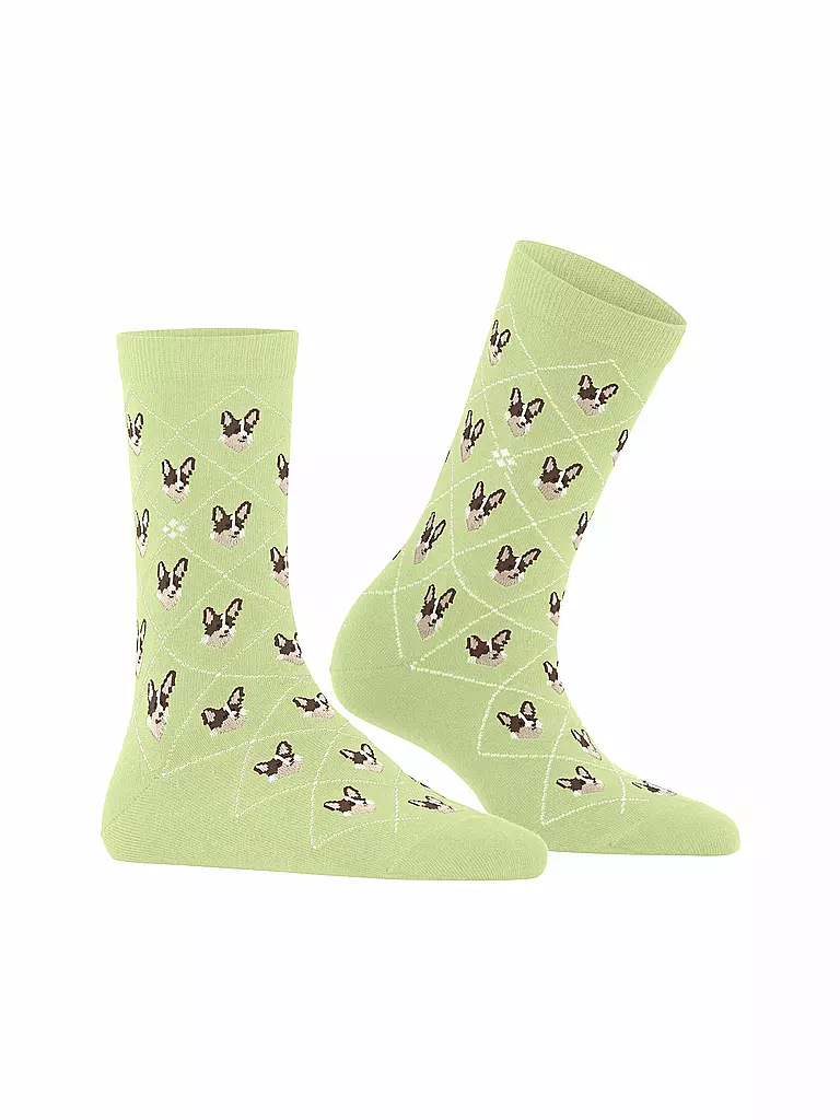 BURLINGTON | Socken Gr 36-41 lemon | hellgrün