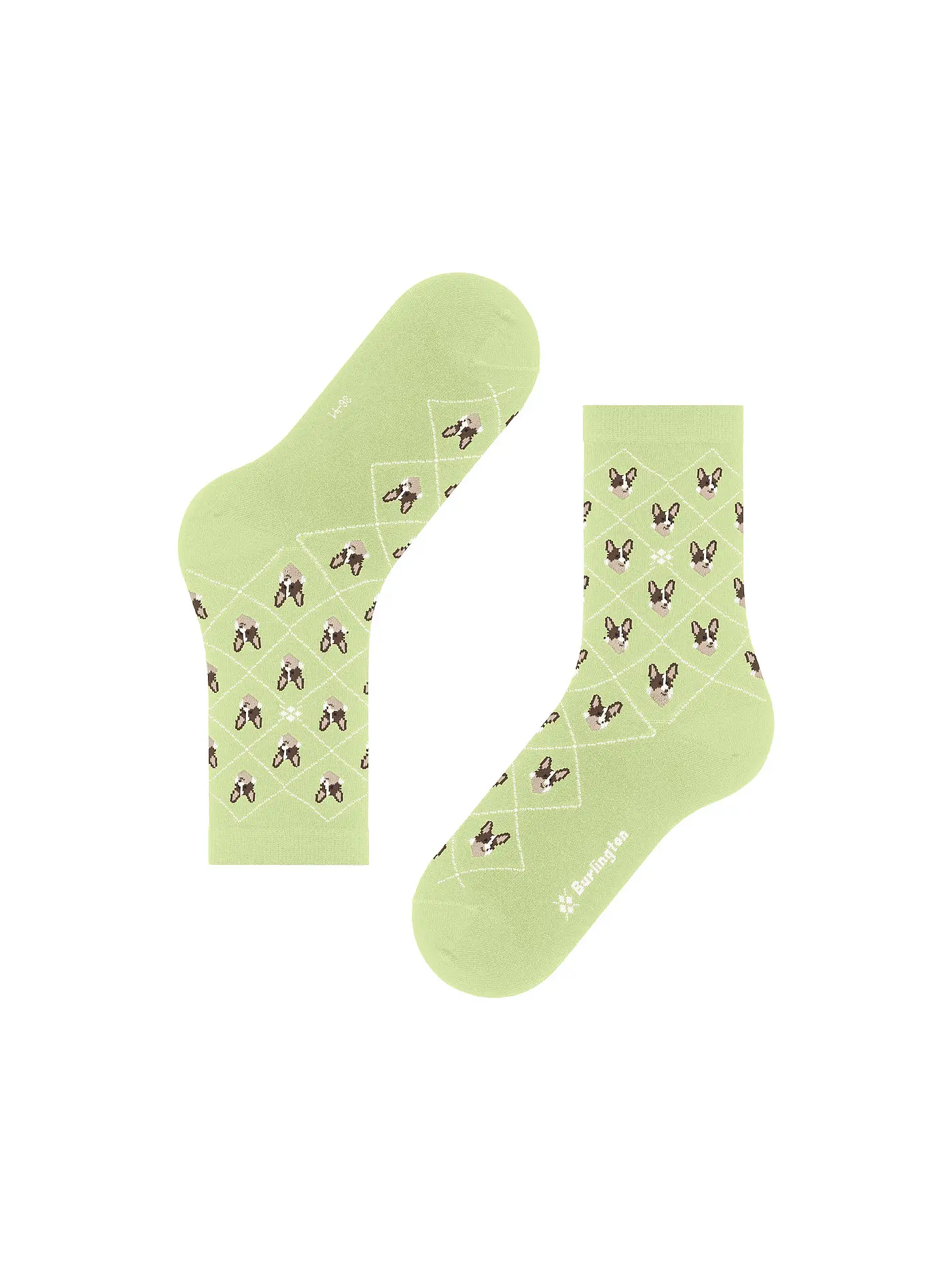BURLINGTON | Socken Gr 36-41 lemon | hellgrün
