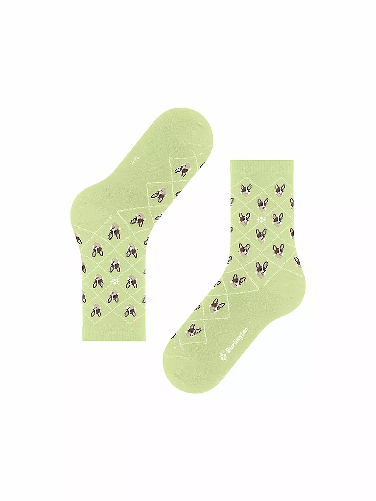 BURLINGTON | Socken Gr 36-41 lemon | hellgrün