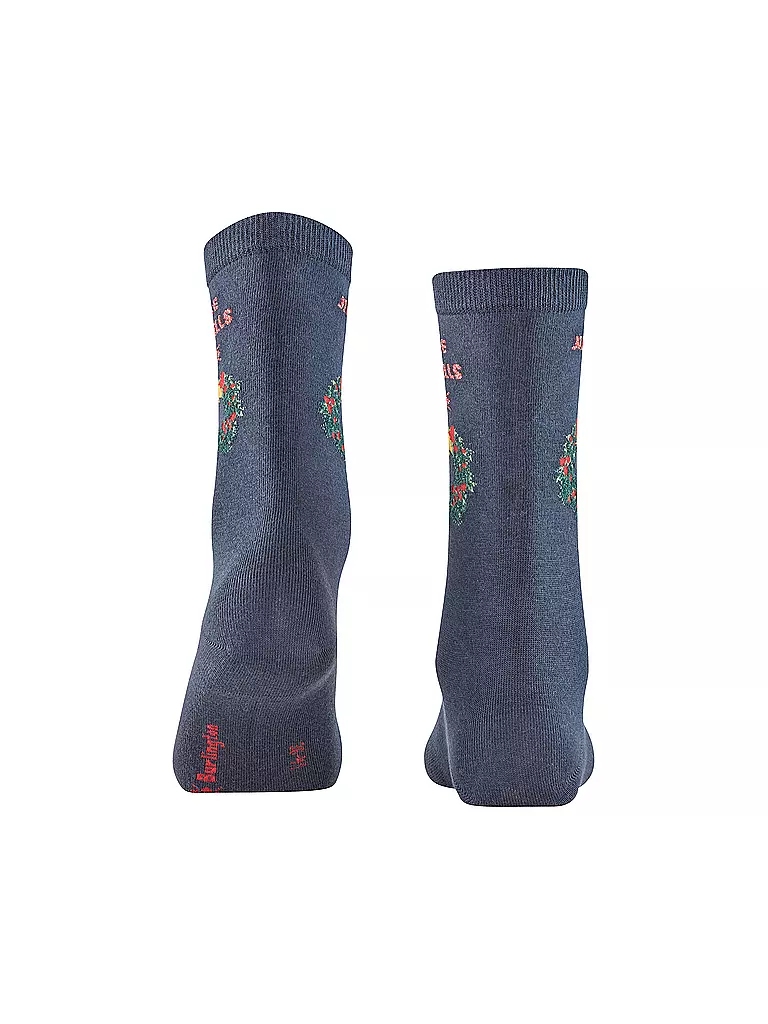 BURLINGTON | Socken JINGLE BELLS 36-41 marine | Dunkelblau