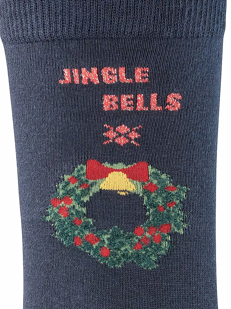 BURLINGTON | Socken JINGLE BELLS 36-41 marine | Dunkelblau