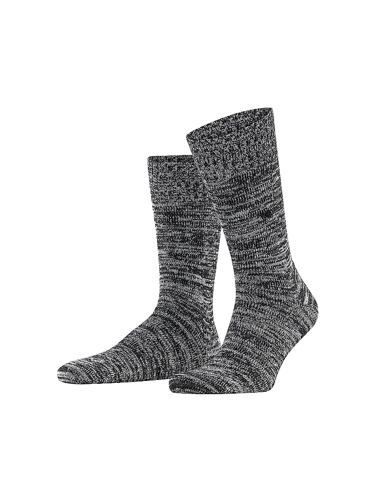 BURLINGTON | Socken KNITTING HILL Black | schwarz