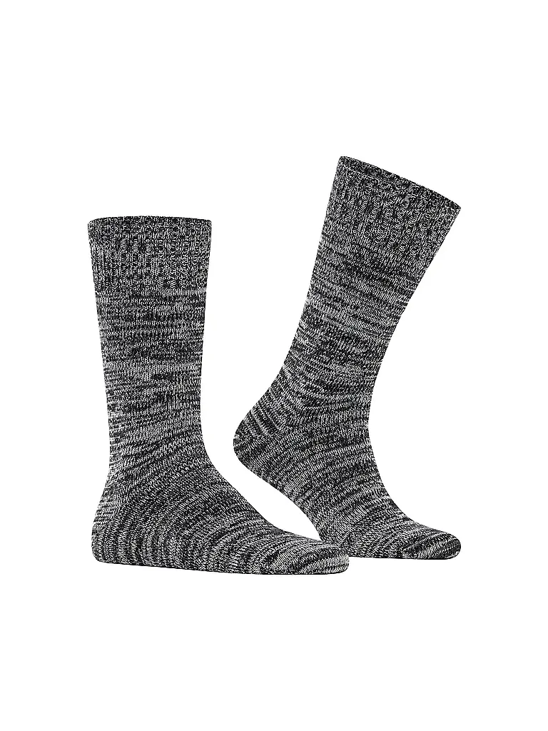 BURLINGTON | Socken KNITTING HILL Black | schwarz