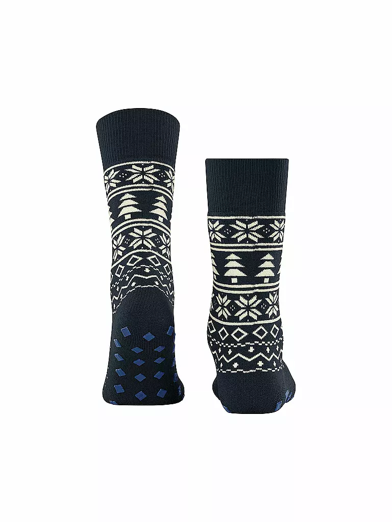 BURLINGTON | Socken X-Mas Fair Isle 40-46 | blau