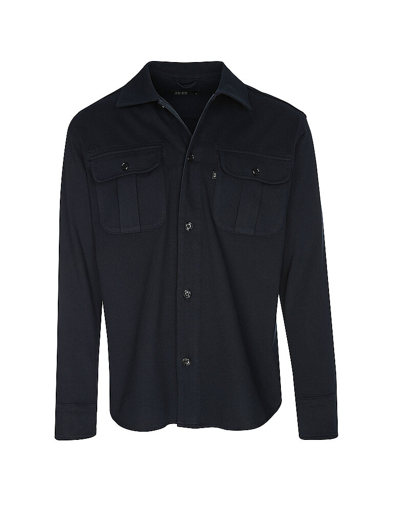 BUTCHER OF BLUE Overshirt PHIL dunkelblau | XXL