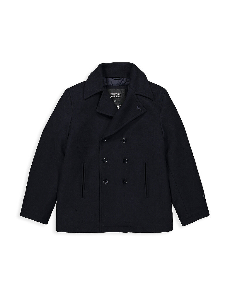 BUTCHER OF BLUE Wollmantel MASON blau | L