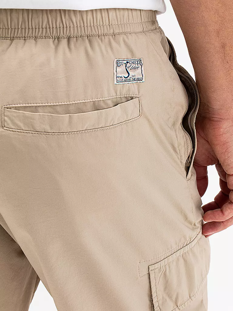 BUTCHER OF BLUE | Cargohose Slim Fit TRISTAN | grau