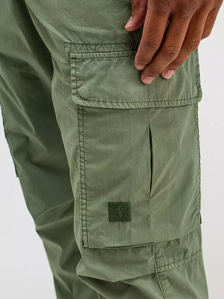 BUTCHER OF BLUE | Cargohose Slim Fit TRISTAN | grau