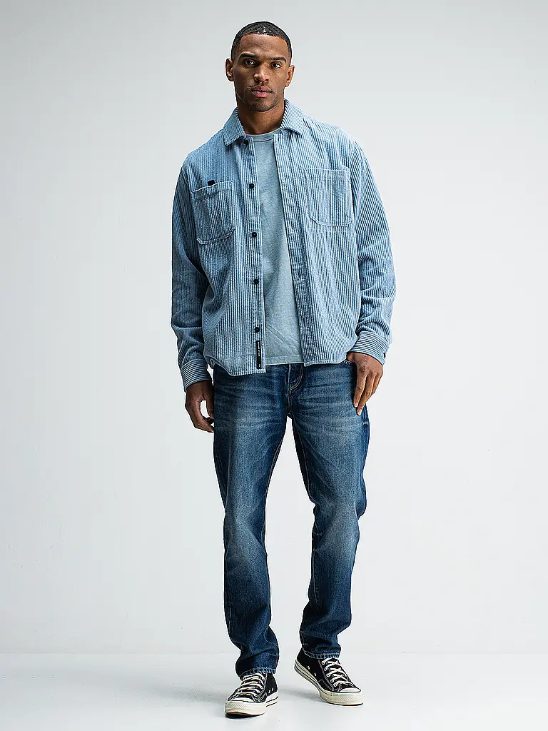 BUTCHER OF BLUE | Overshirt COLBY | hellblau