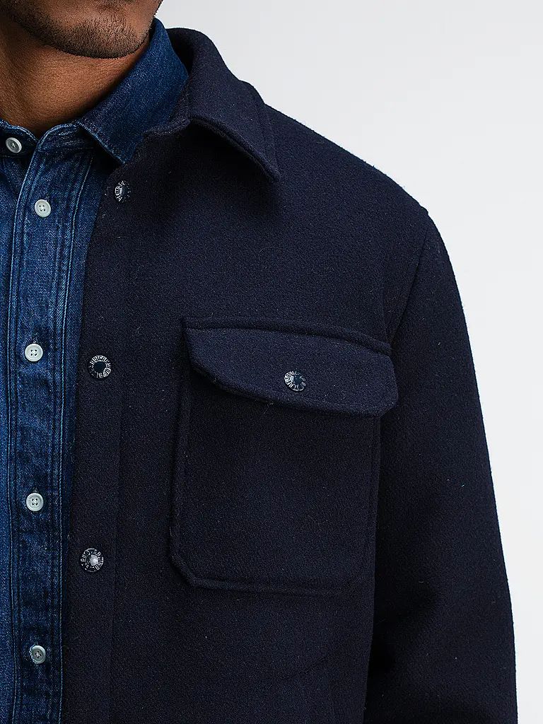 BUTCHER OF BLUE | Overshirt NORBU | dunkelblau