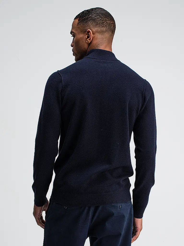 BUTCHER OF BLUE | Pullover CLIFDEN MOCK | dunkelblau