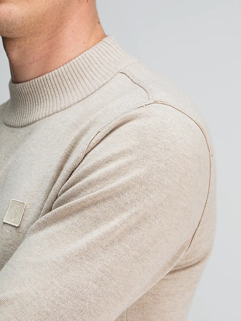 BUTCHER OF BLUE | Pullover CLIFDEN MOCK | creme