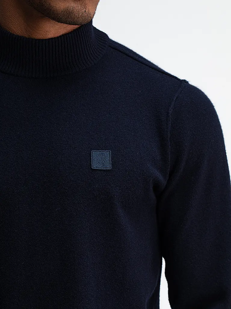 BUTCHER OF BLUE | Pullover CLIFDEN MOCK | dunkelblau