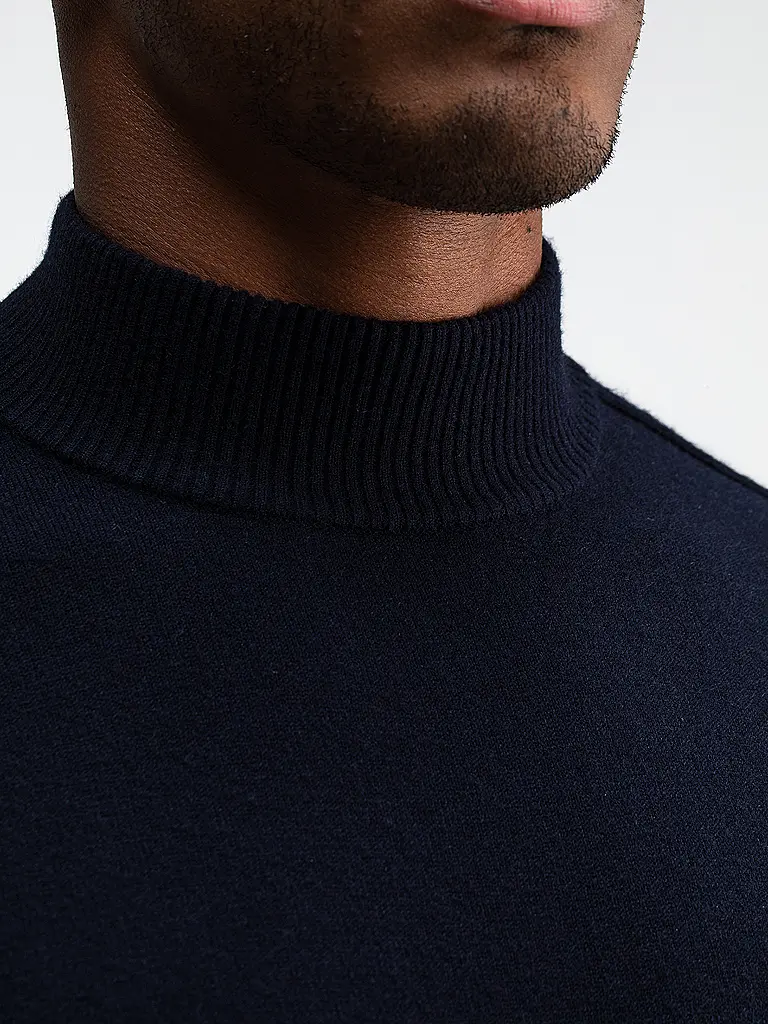 BUTCHER OF BLUE | Pullover CLIFDEN MOCK | dunkelblau