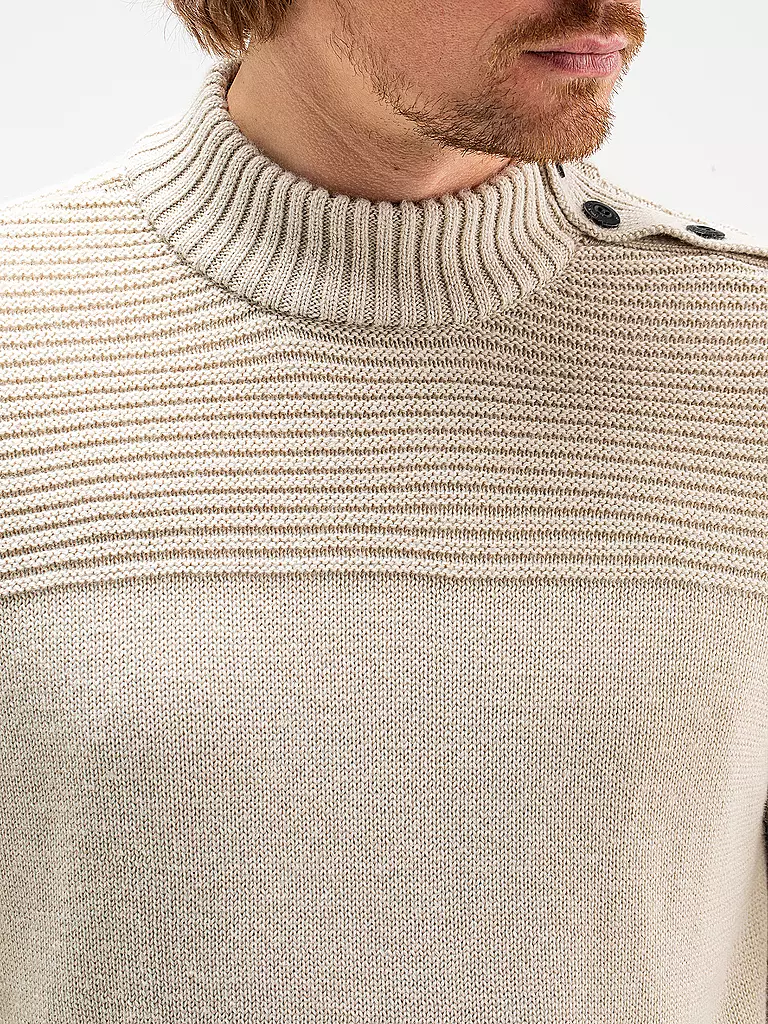 BUTCHER OF BLUE | Pullover MORRIS MOCK | beige