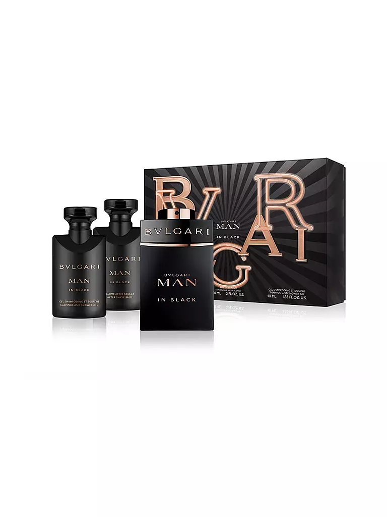 BVLGARI | Geschenkset - Man in Black Eau de Parfum Natural Spray 50ml/2x40ml | transparent