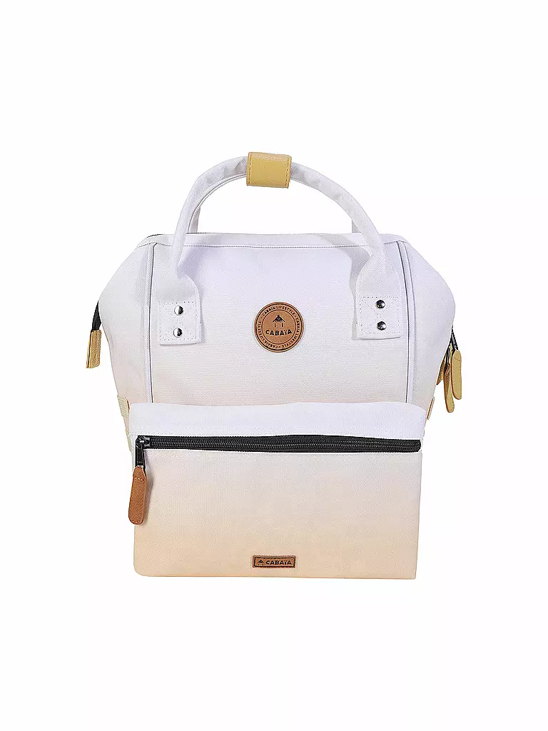 CABAIA | Rucksack Barcelone small | weiss