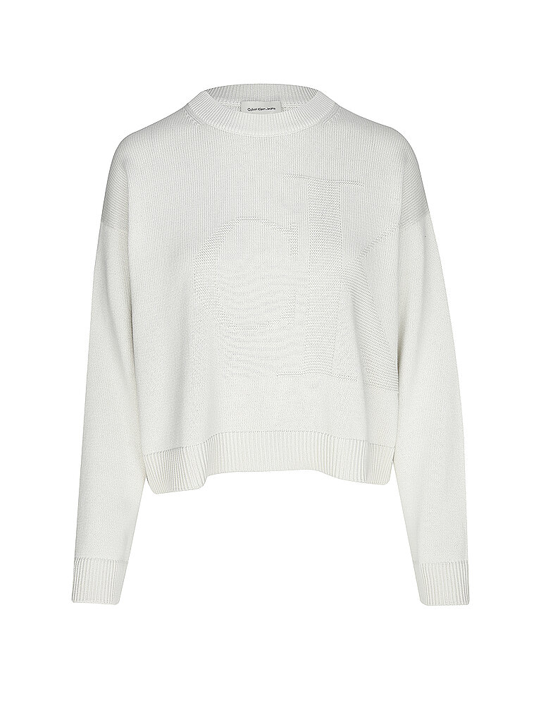 CALVIN KLEIN JEANS Pullover creme | XS