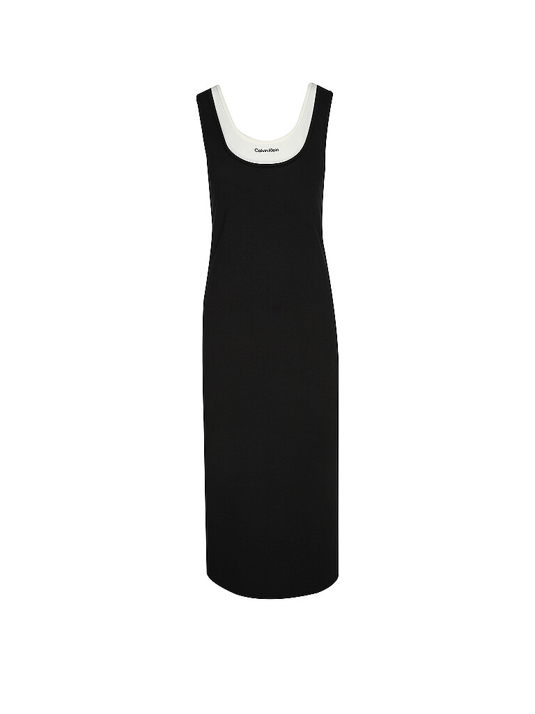 CALVIN KLEIN JEANS Midikleid schwarz | XS