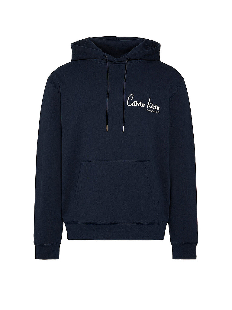CALVIN KLEIN JEANS Kapuzensweater - Hoodie dunkelblau | L