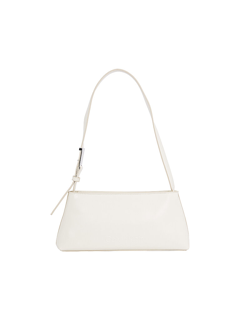 CALVIN KLEIN Tasche - Schultertasche EMBOSSED weiss