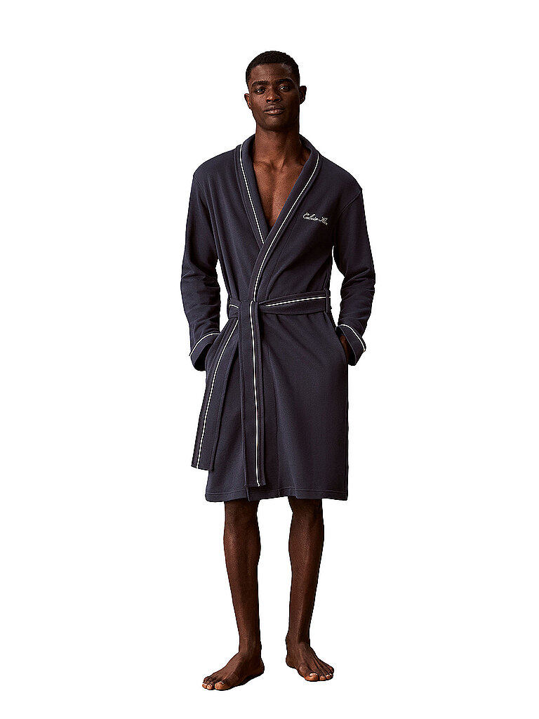 CALVIN KLEIN Bademantel dunkelblau | S/M