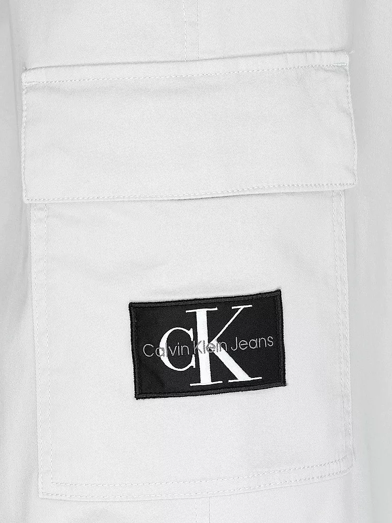 CALVIN KLEIN JEANS | Cargohose  | weiss