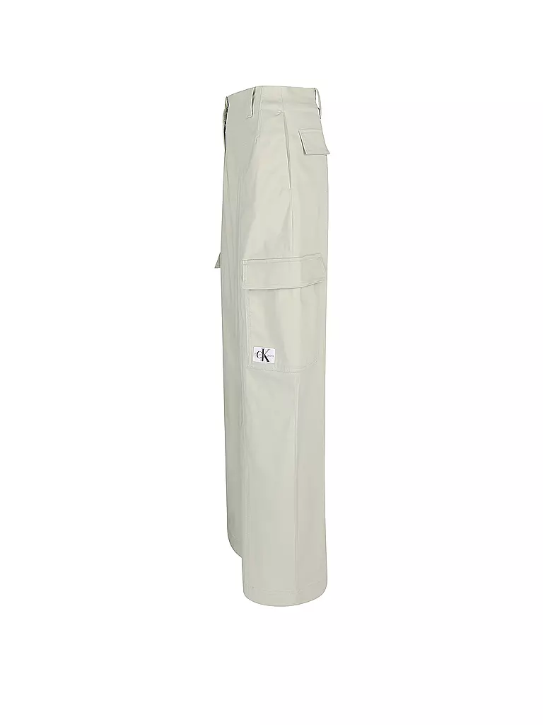 CALVIN KLEIN JEANS | Cargohose Straight Fit  | beige