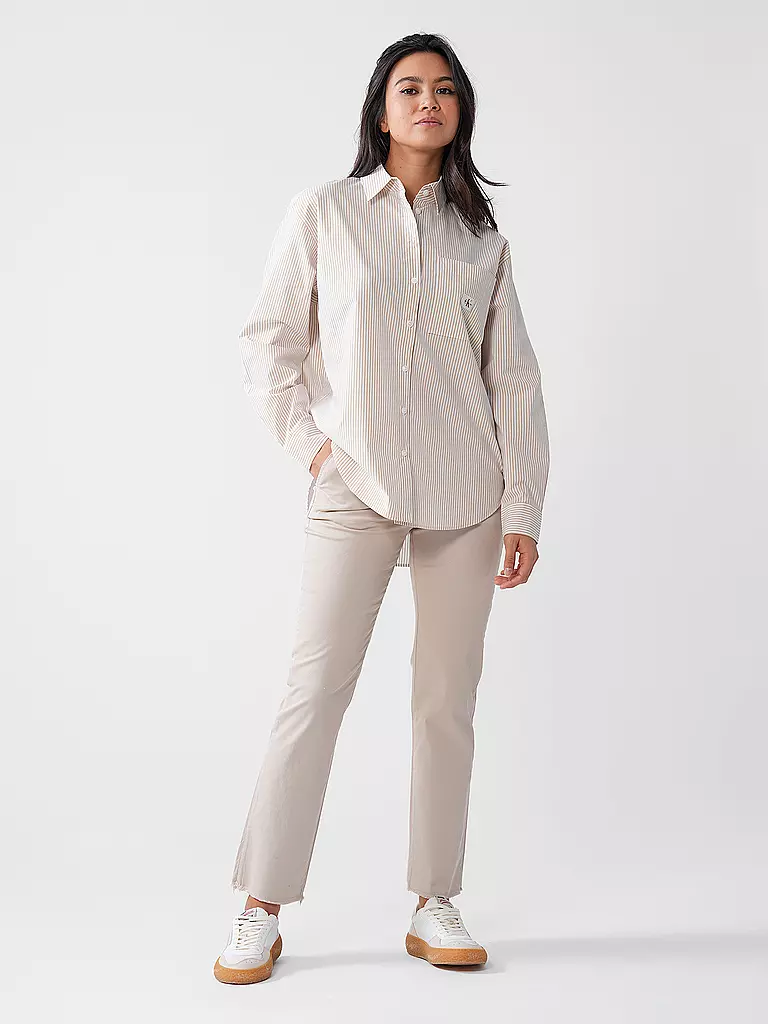 CALVIN KLEIN JEANS | Hemdbluse  | weiss