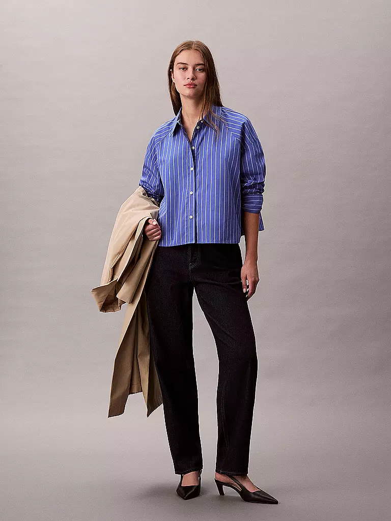 CALVIN KLEIN JEANS | Hemdbluse  | blau