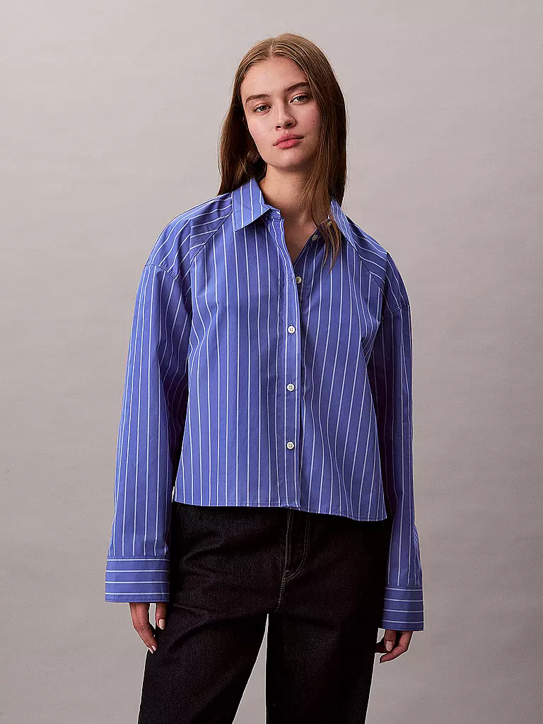 CALVIN KLEIN JEANS | Hemdbluse | blau