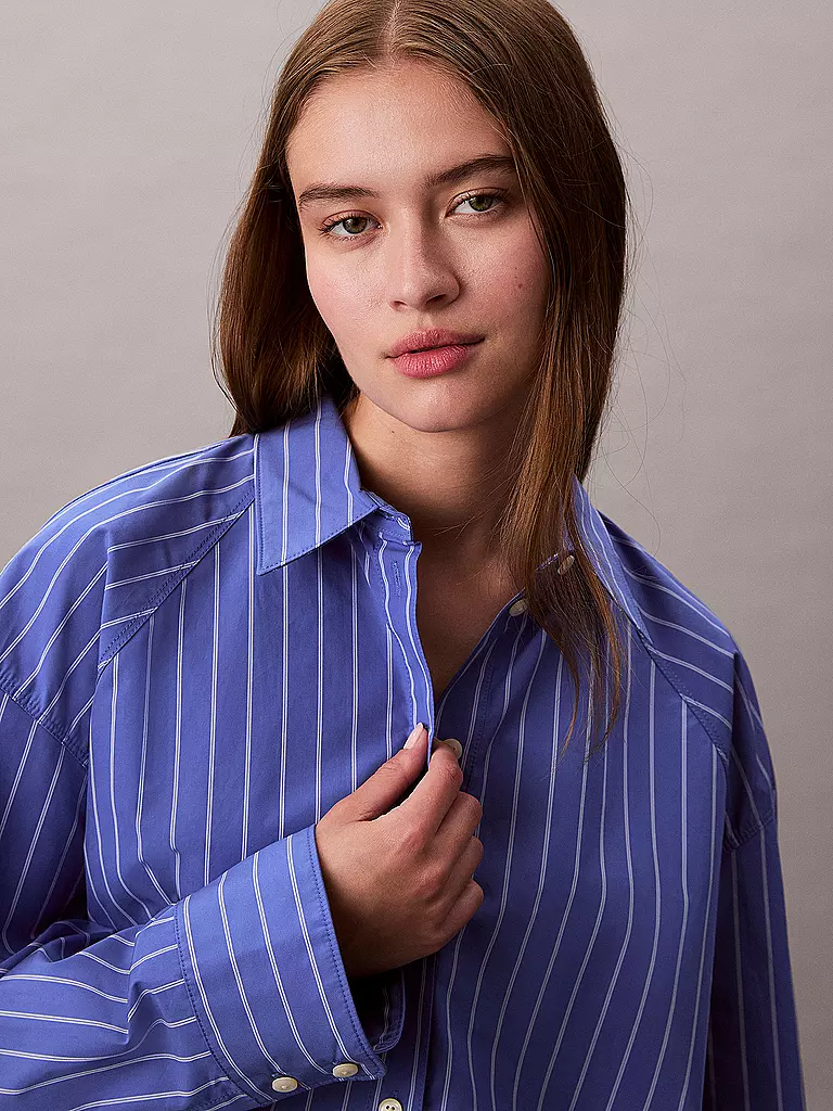 CALVIN KLEIN JEANS | Hemdbluse | blau
