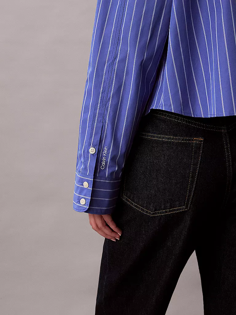 CALVIN KLEIN JEANS | Hemdbluse | blau