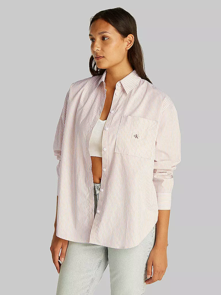 CALVIN KLEIN JEANS | Hemdbluse | weiss