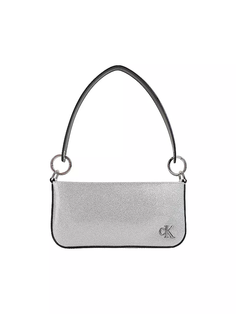 CALVIN KLEIN JEANS | Henkeltasche Shoulder Pouch | silber