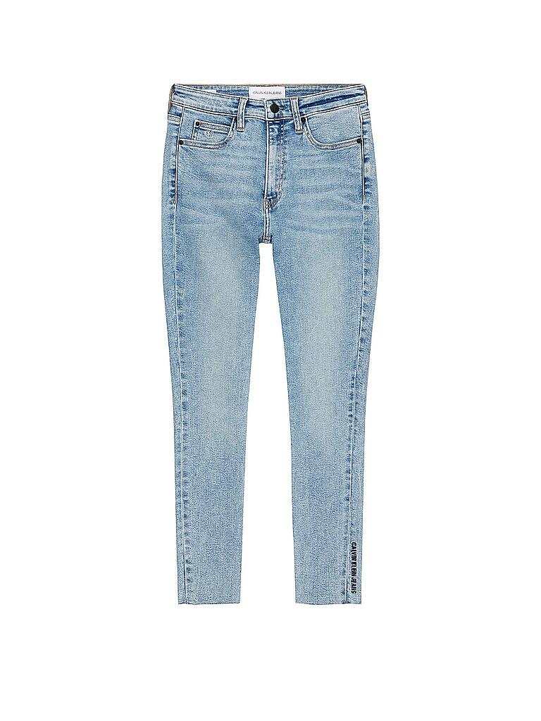 CALVIN KLEIN JEANS Highwaist Jeans Skinny Fit 7/8 blau