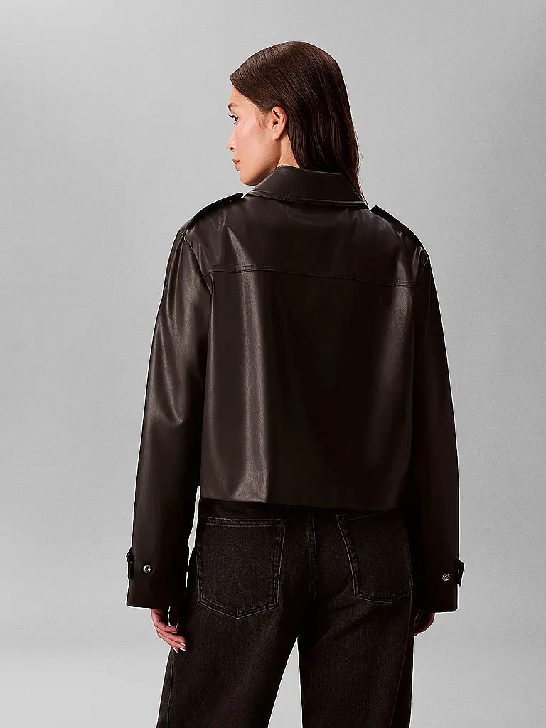 CALVIN KLEIN JEANS | Jacke in Lederoptik | 