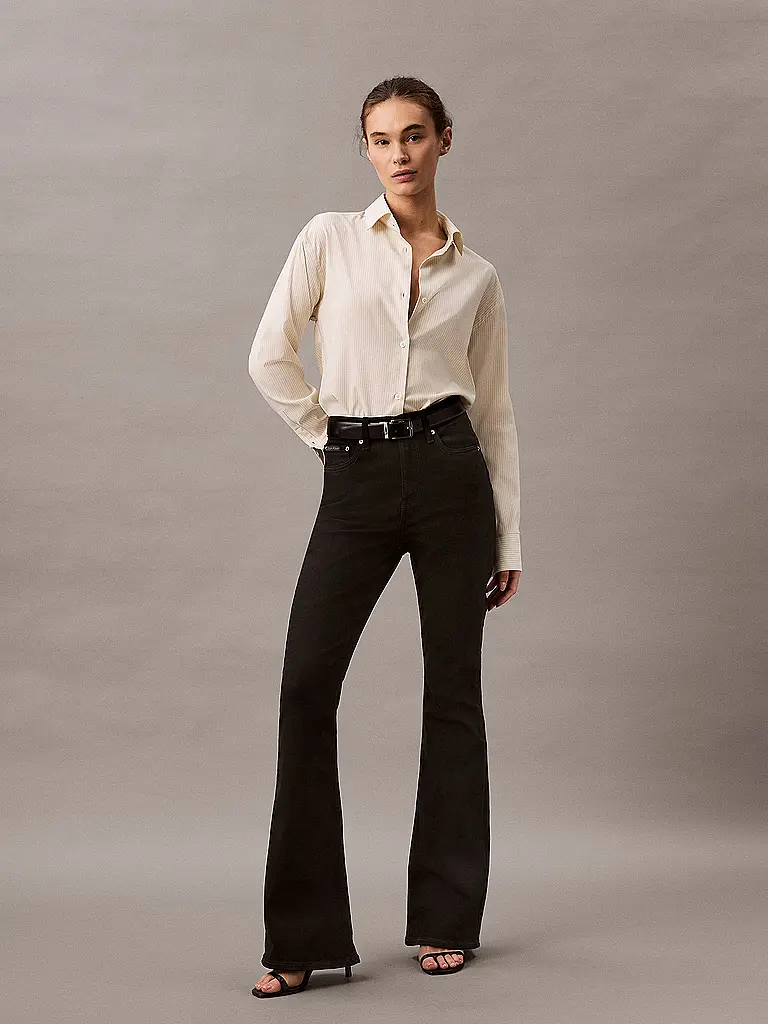 CALVIN KLEIN JEANS | Jeans Flared Fit | Schwarz