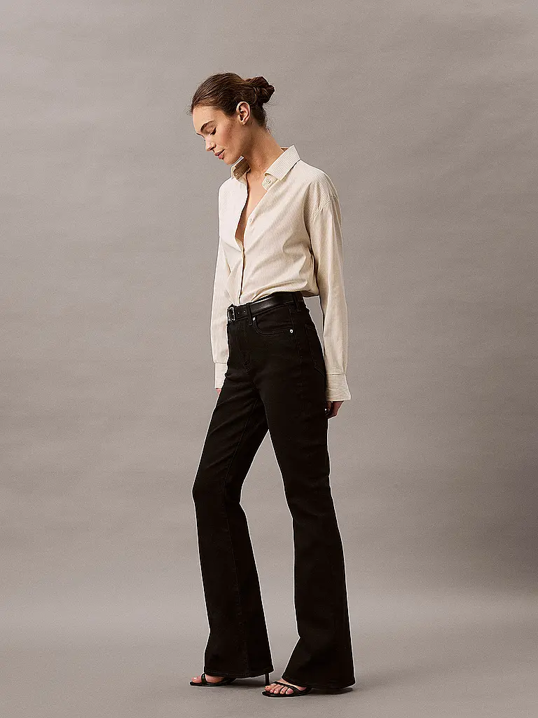 CALVIN KLEIN JEANS | Jeans Flared Fit | Schwarz